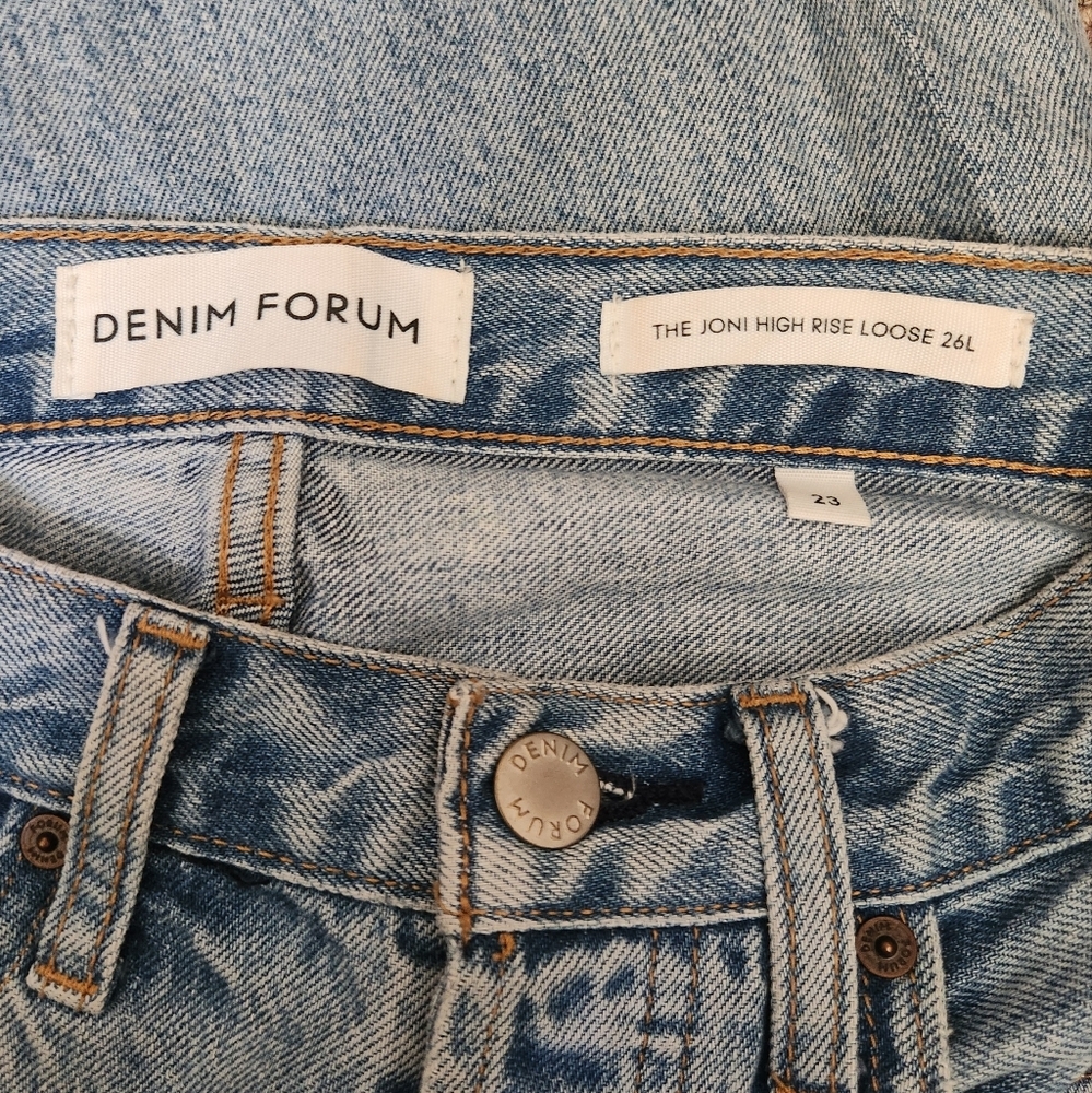 denim forum- joni high rise jeans loose - Picture 6 of 7